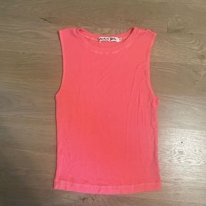 Michael stars hot pink one size tank top